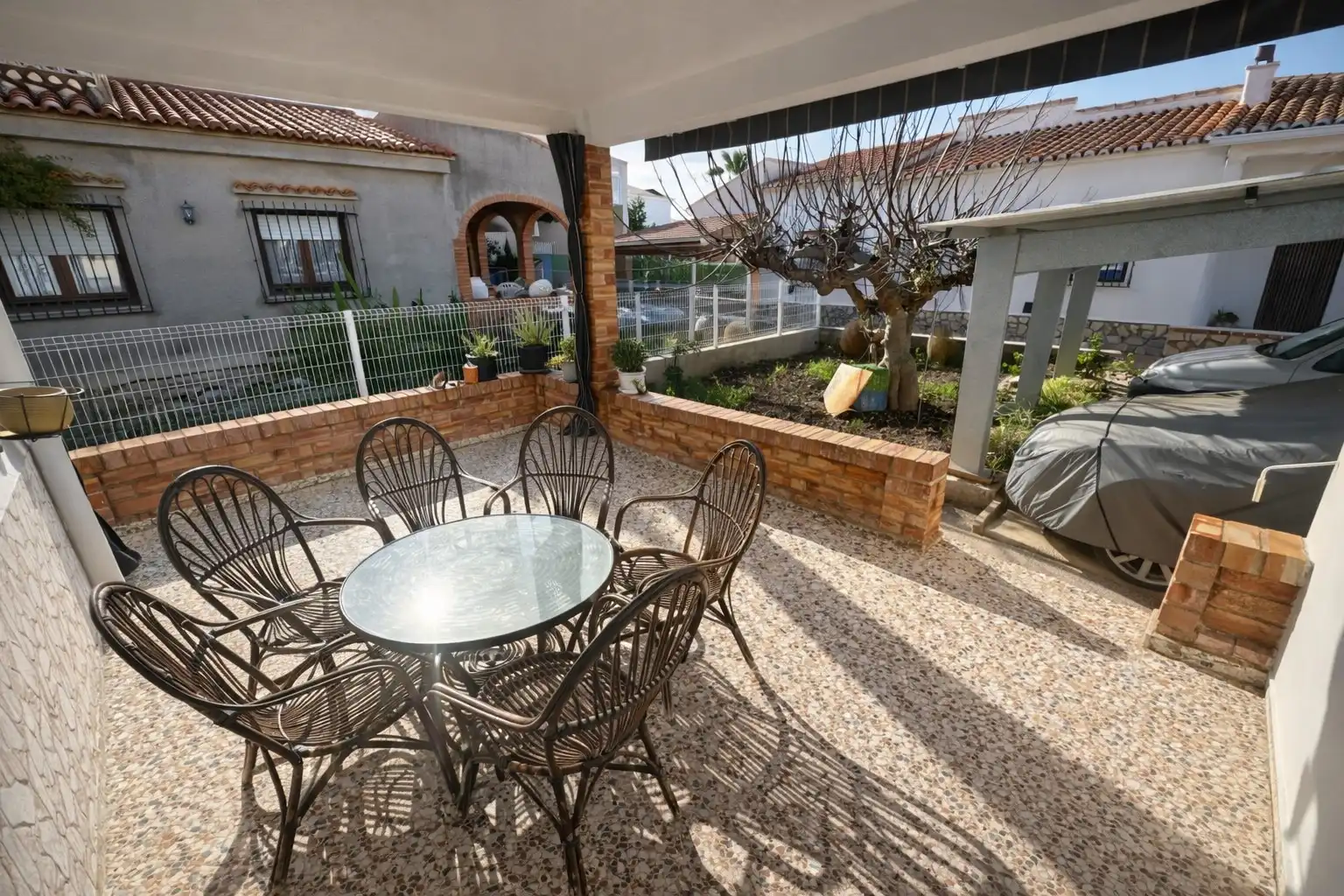 Terrace of Houses for sale in Oliva  with Private garden, Terrace and Storage room