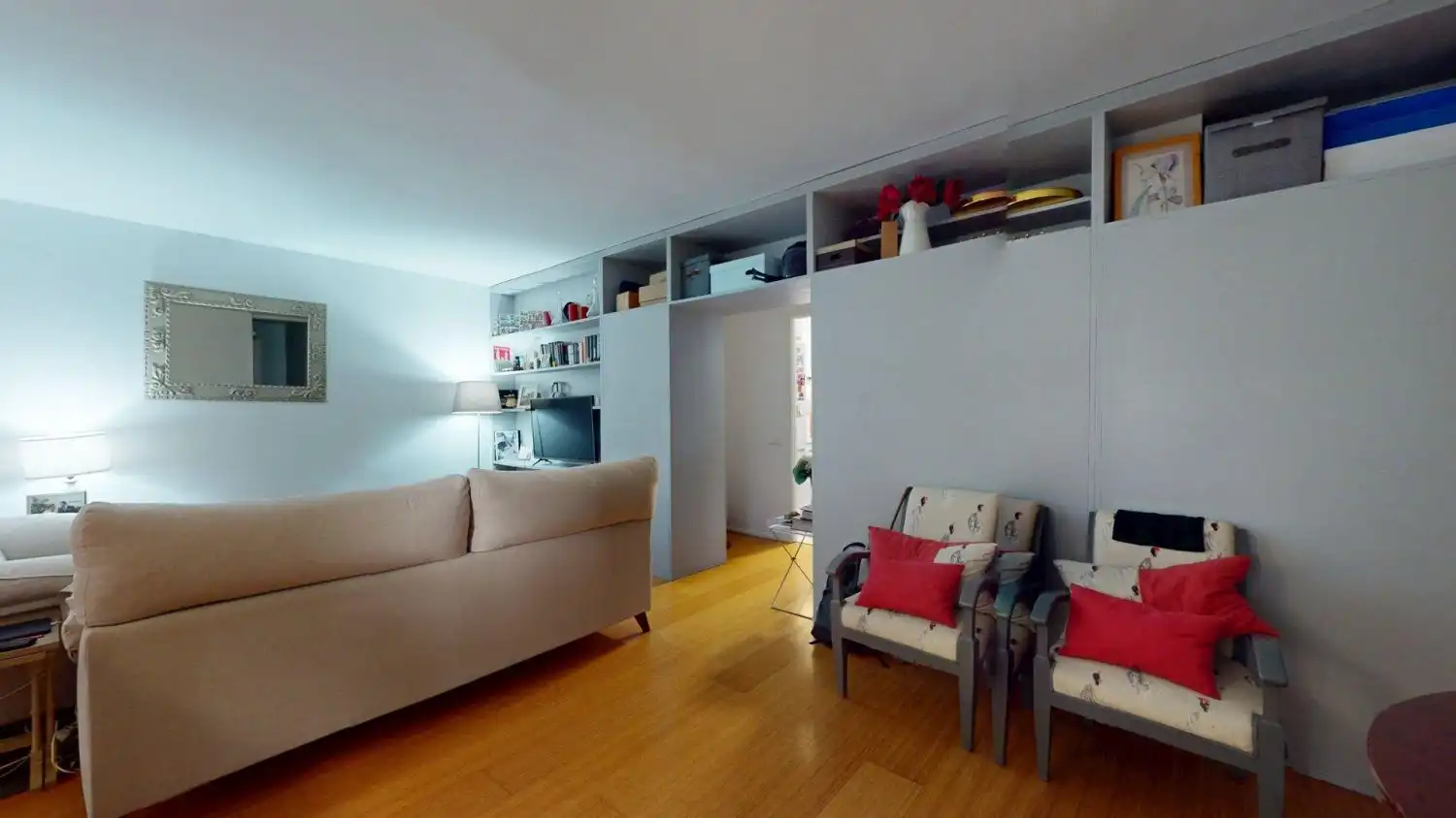 Living room of Flat for sale in Sevilla  with Air Conditioner, Heating and Terrace