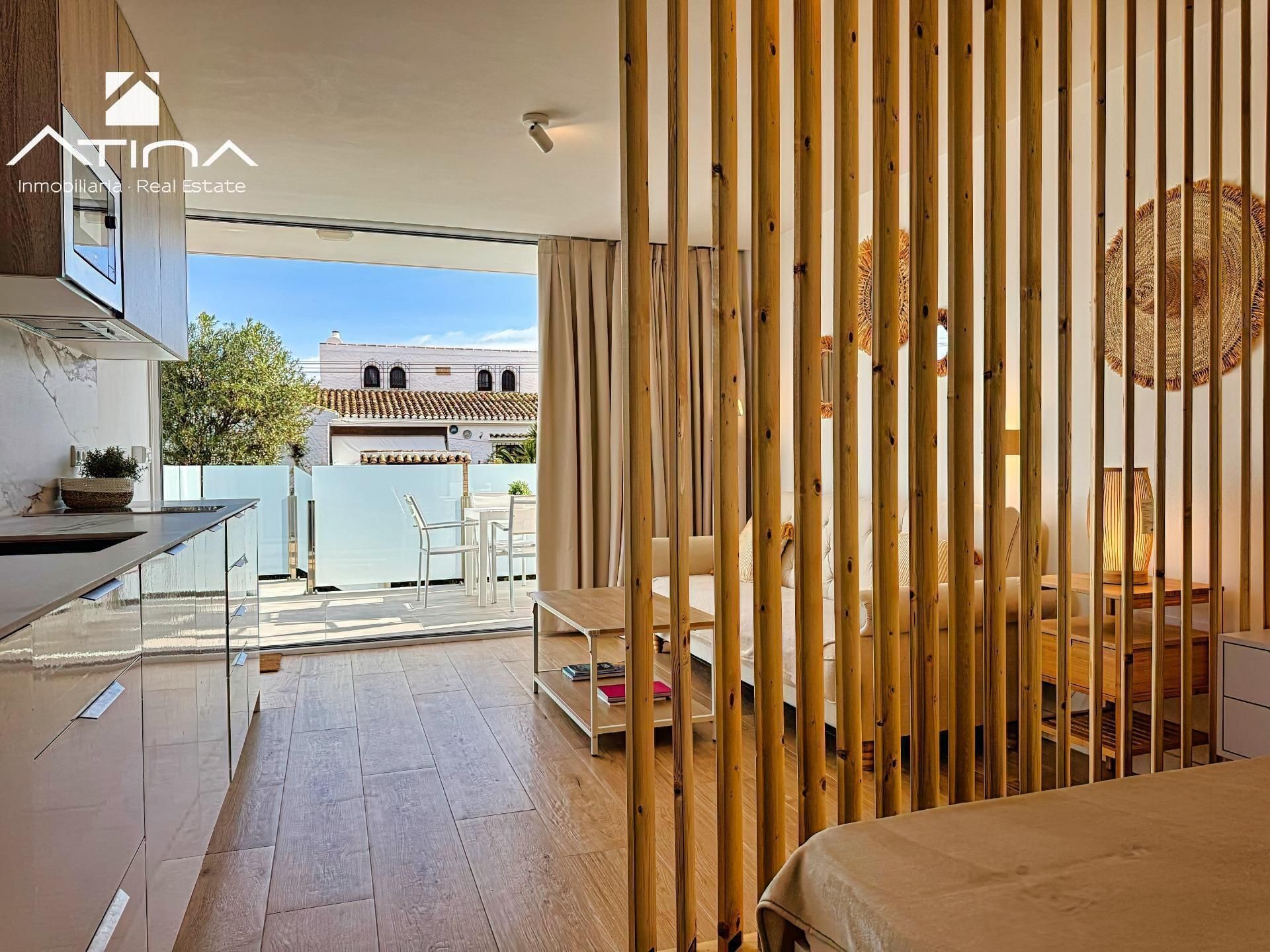 Dormitori de Apartament en venda en Jávea / Xàbia amb Aire condicionat, Calefacció i Jardí privat