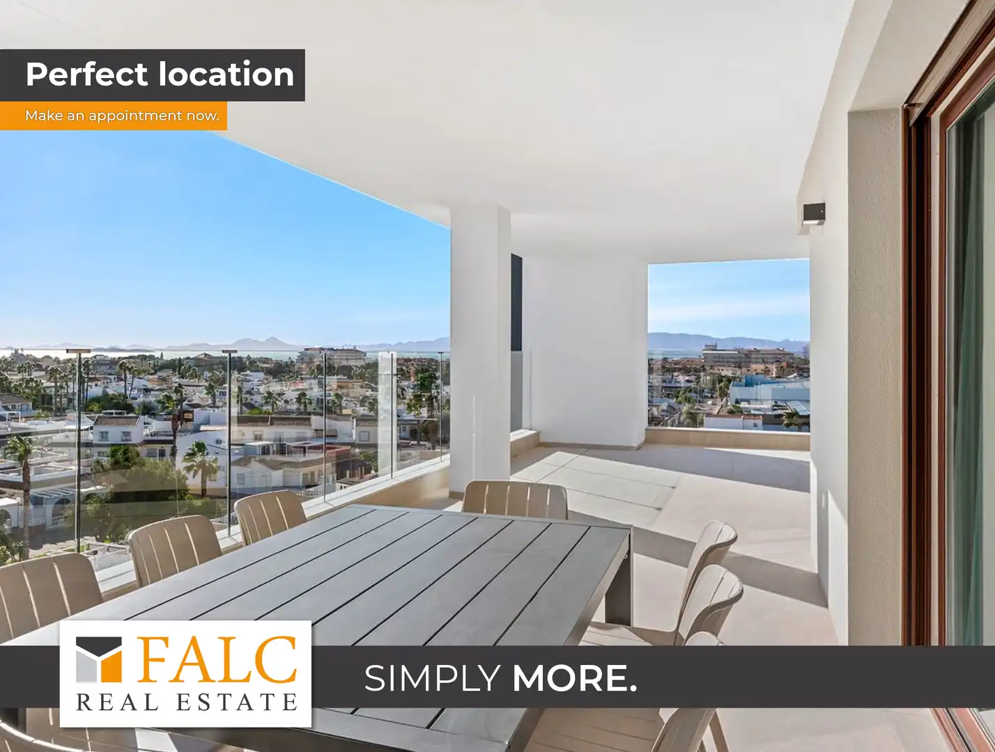 Appartement compact avec piscine à vendre à Los Narejos - Punta Calera