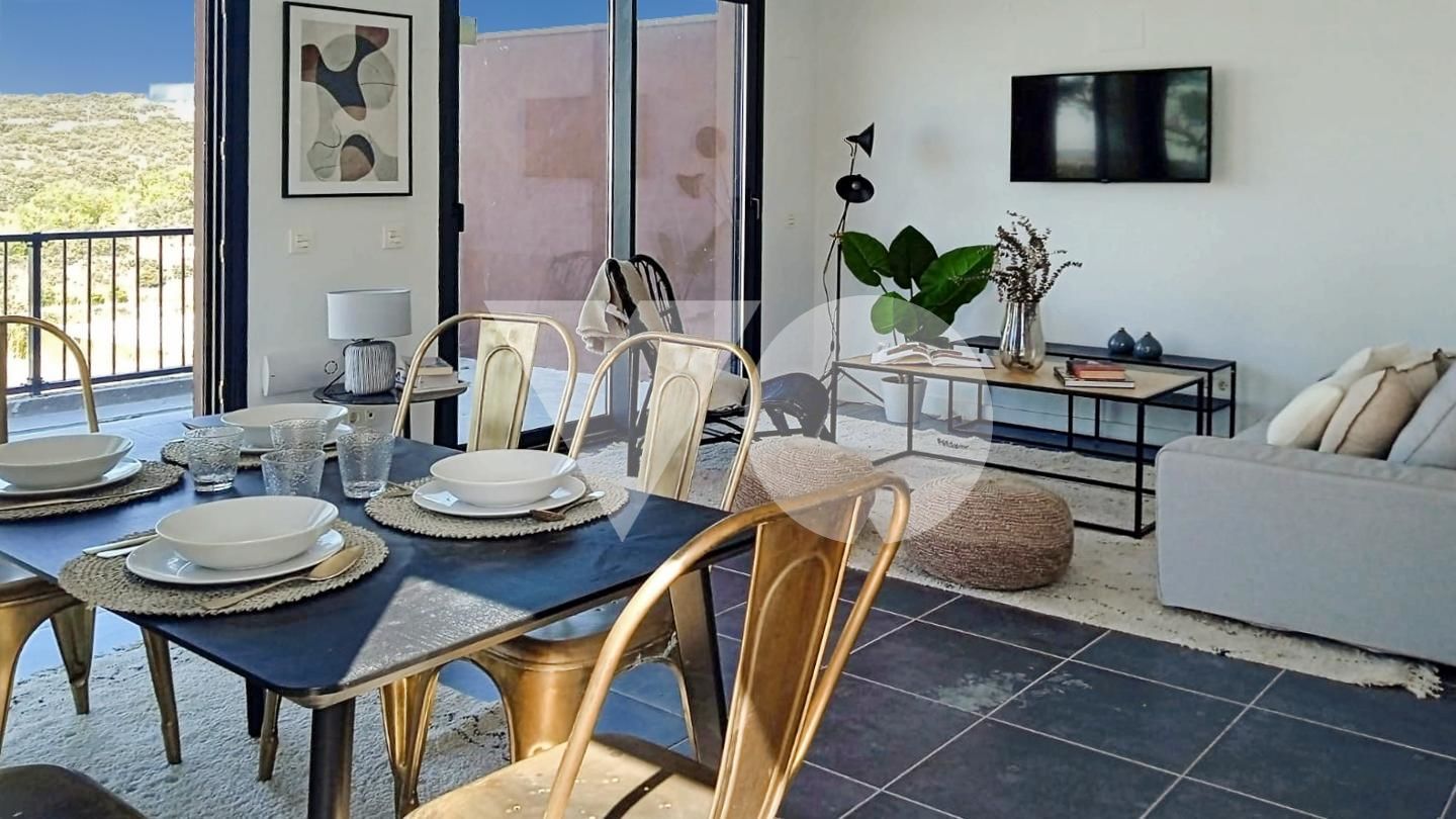 Menjador de Casa o xalet en venda en El Espinar amb Terrassa