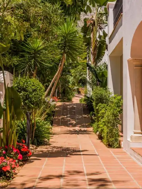 Jardí de Apartament de lloguer en Marbella amb Aire condicionat, Calefacció i Parquet