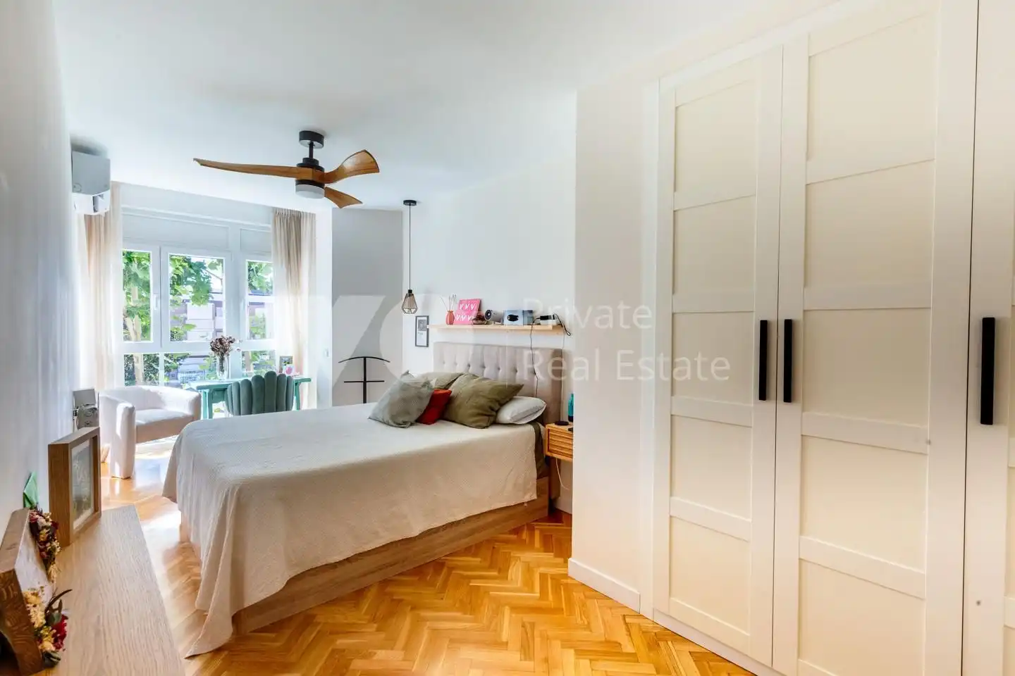 Bedroom of Flat for sale in Villanueva del Pardillo  with Air Conditioner, Heating and Parquet flooring