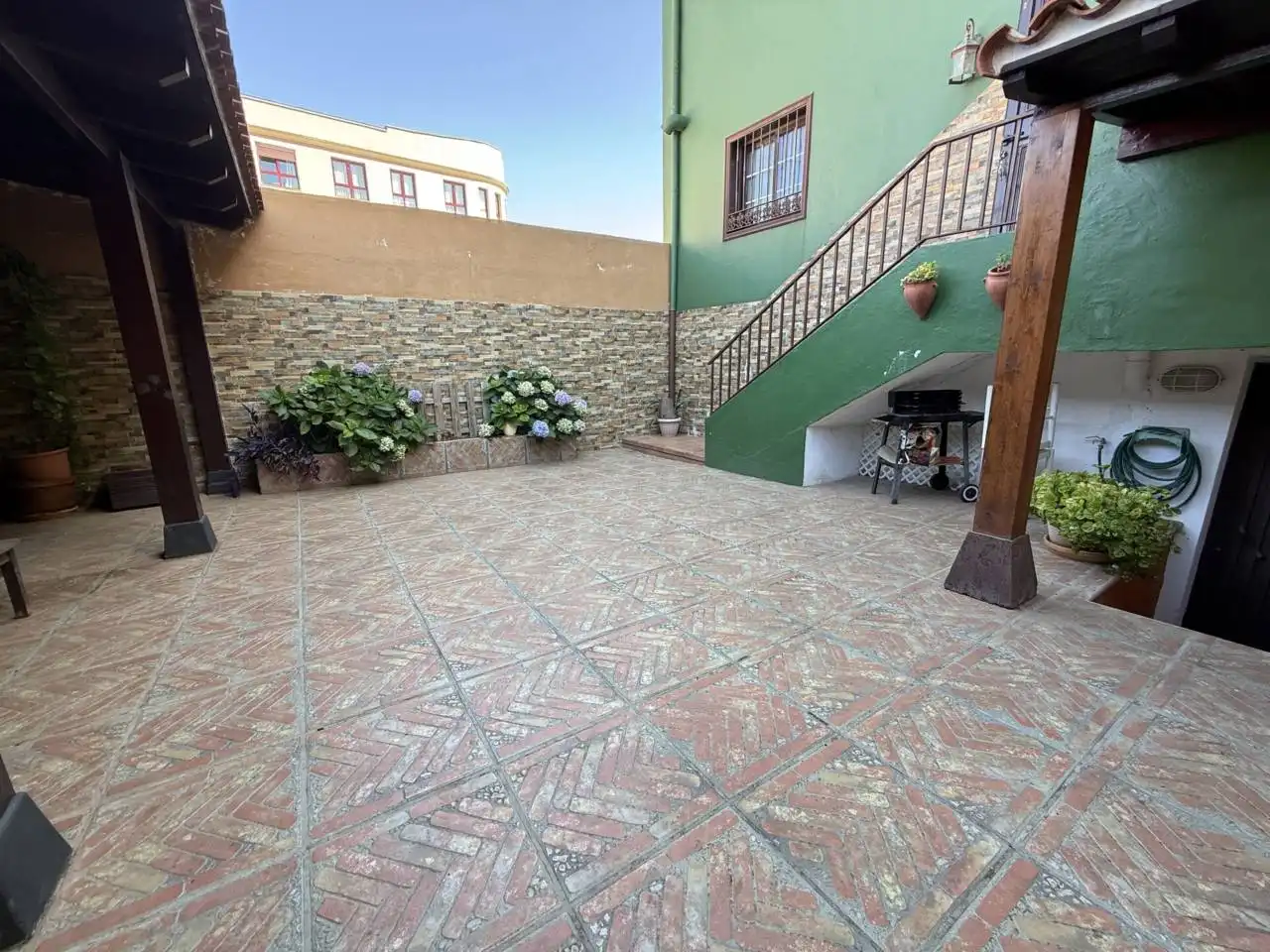 Terrassa de Casa adosada en venda en San Cristóbal de la Laguna amb Jardí privat, Parquet i Terrassa
