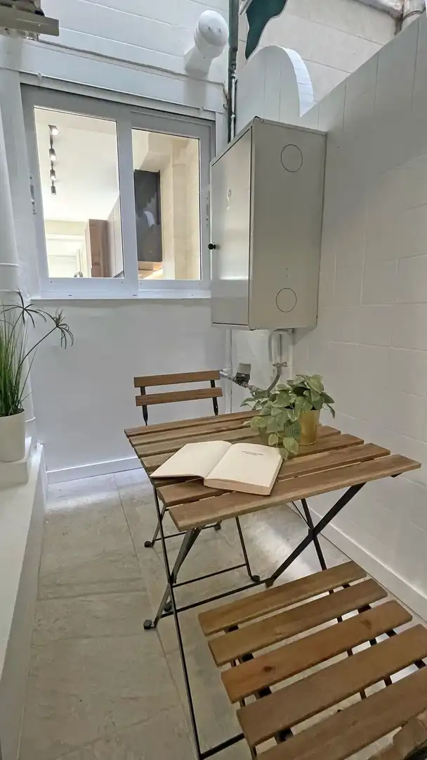 Küche von Wohnung zum Verkauf in Valencia mit Klimaanlage und Terrasse