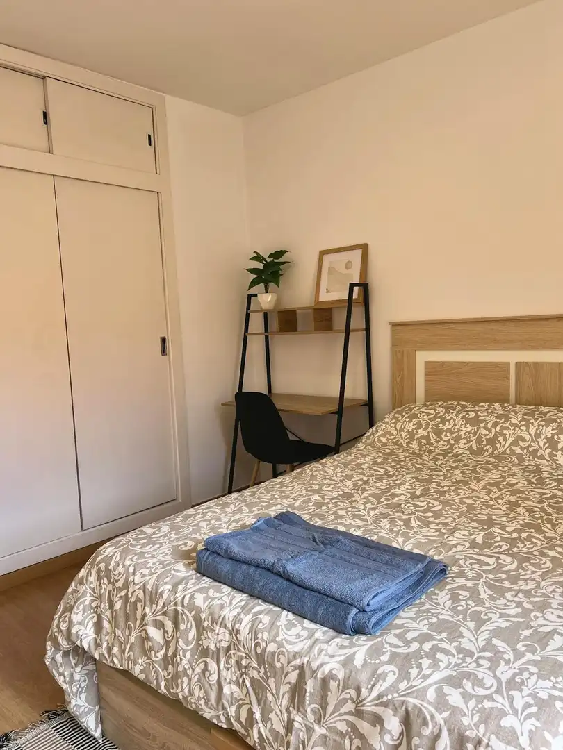 Bedroom of Flat for share in Alcobendas  with Heating, Private garden and Furnished
