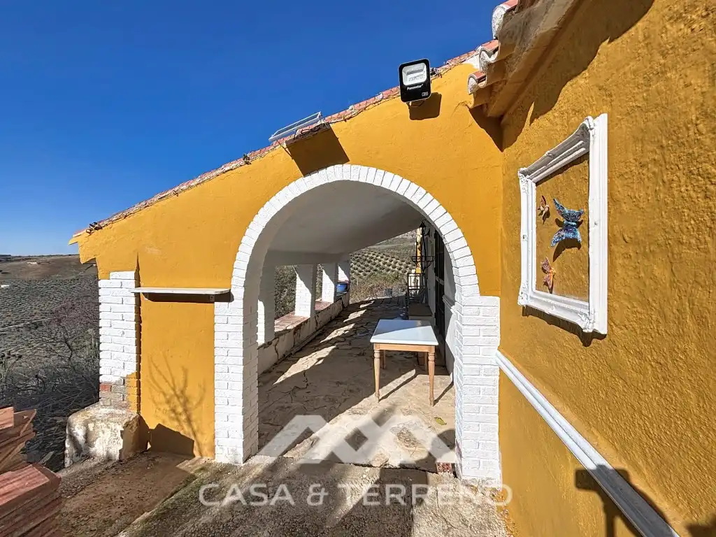 Vista exterior de Casa o chalet en venta en Periana con Jardín privado, Terraza y Lavadora