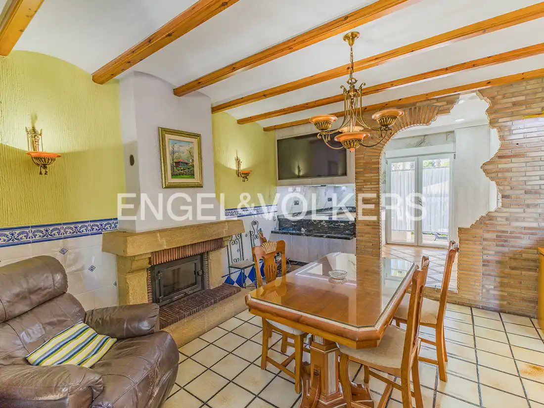 Dining room of Houses for sale in San Vicente del Raspeig / Sant Vicent del Raspeig  with Air Conditioner, Heating and Private garden