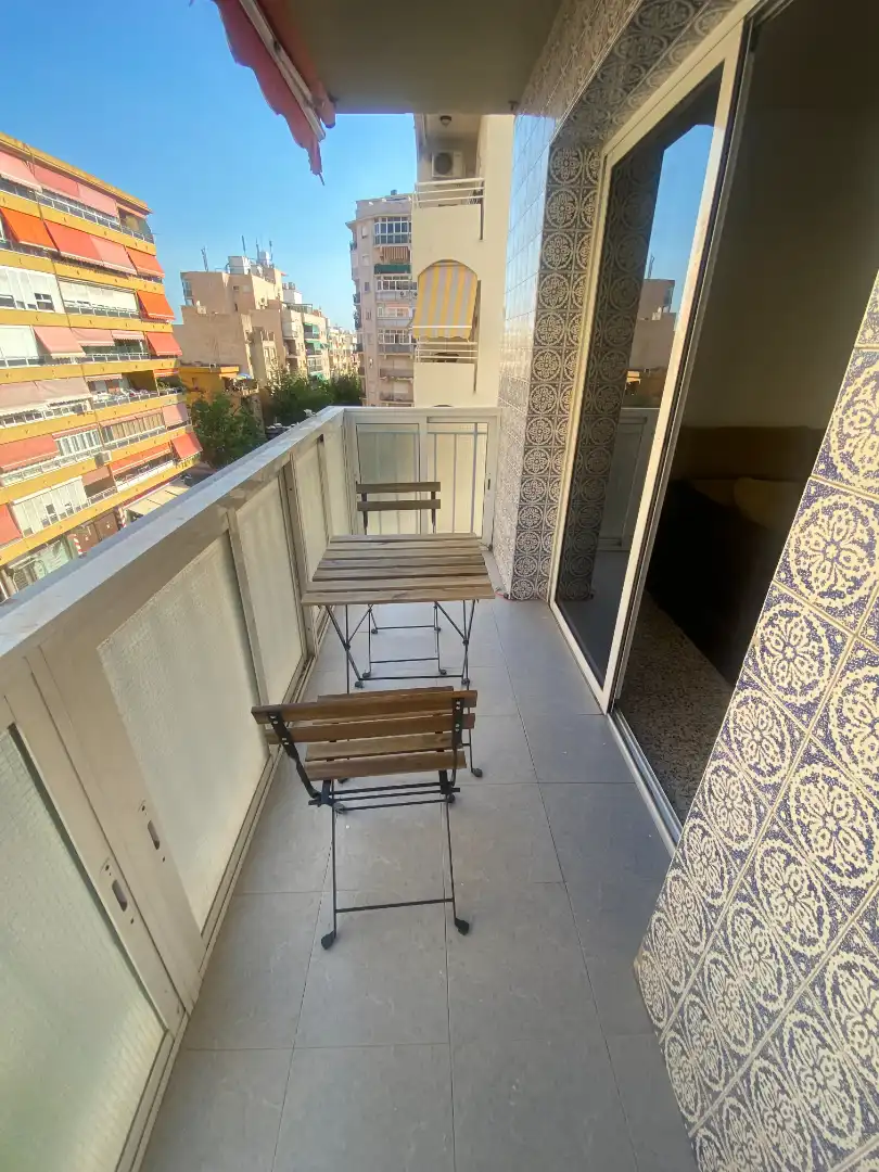 Balcony of Flat for rent in Málaga  with Terrace, Furnished and Oven