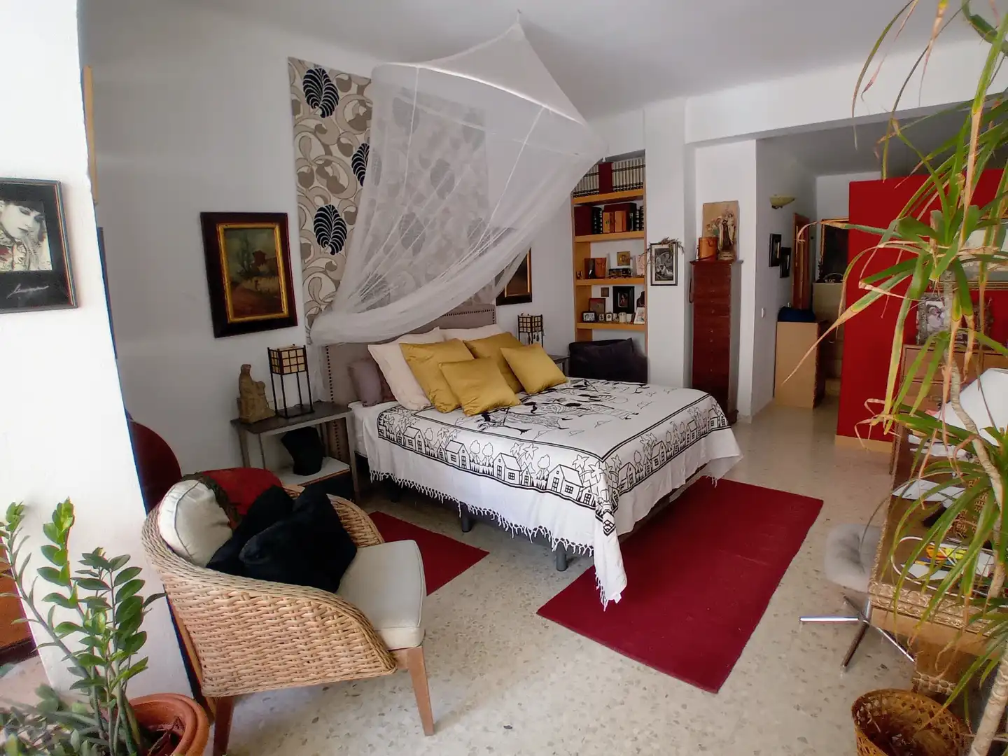 Dormitori de Casa adosada en venda en Málaga amb Piscina