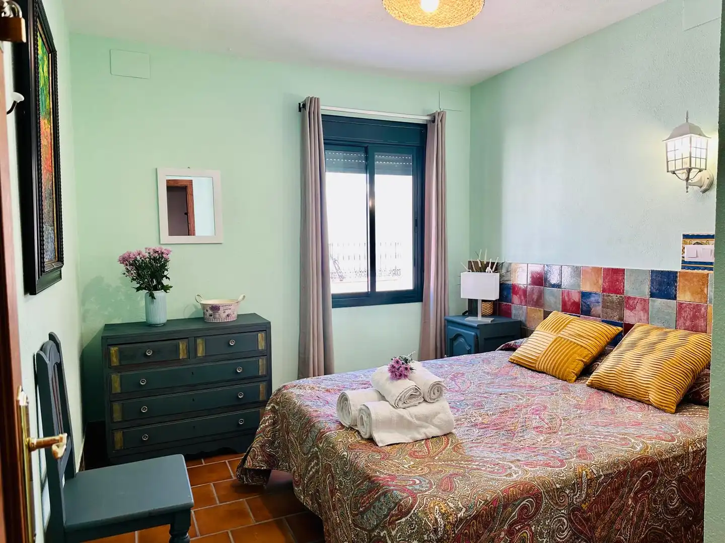 Bedroom of Flat for sale in Aracena  with Air Conditioner, Furnished and Oven