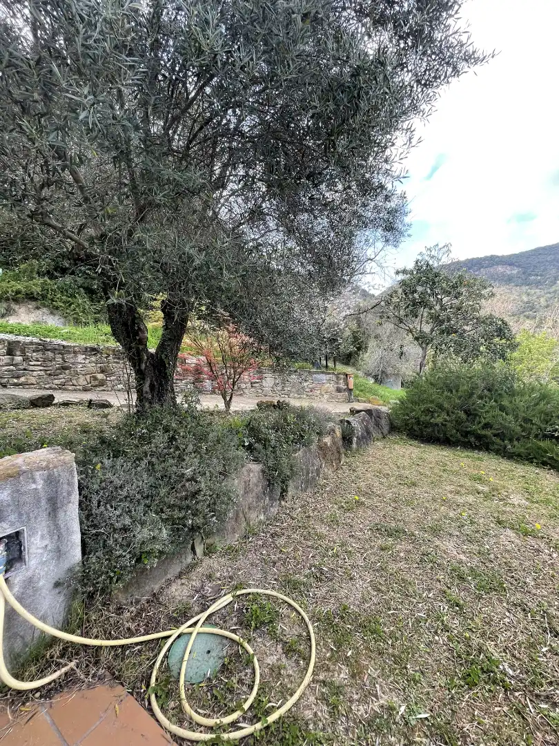 Jardí de Finca rústica en venda en Mieres (Girona) amb Calefacció, Parquet i Terrassa