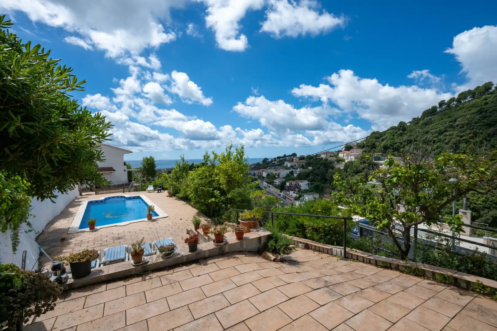 Vista exterior de Casa o chalet en venta en Santa Susanna con Aire acondicionado, Jardín privado y Terraza