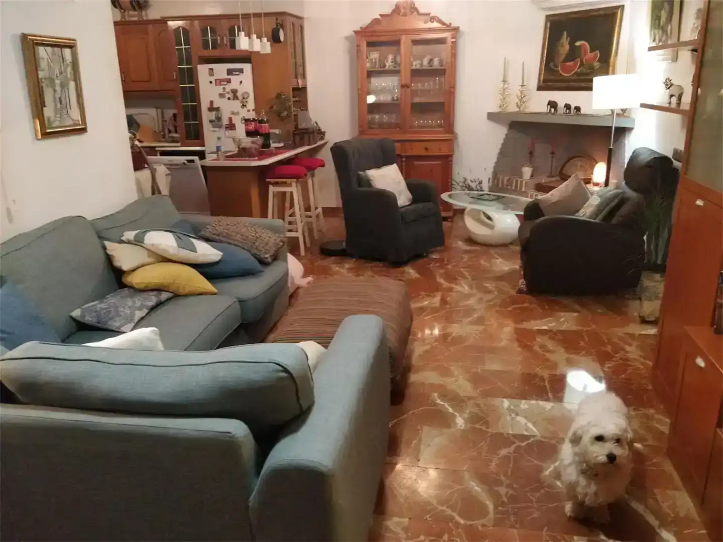 Sala d'estar de Pis en venda en Cartagena amb Aire condicionat i Balcó