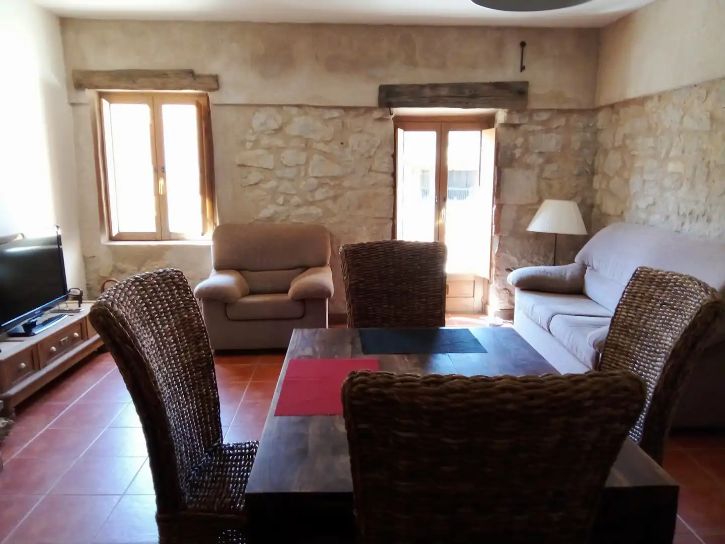 Sala de estar de Casa o chalet en venta en Torre del Compte con Calefacción, Terraza y Balcón