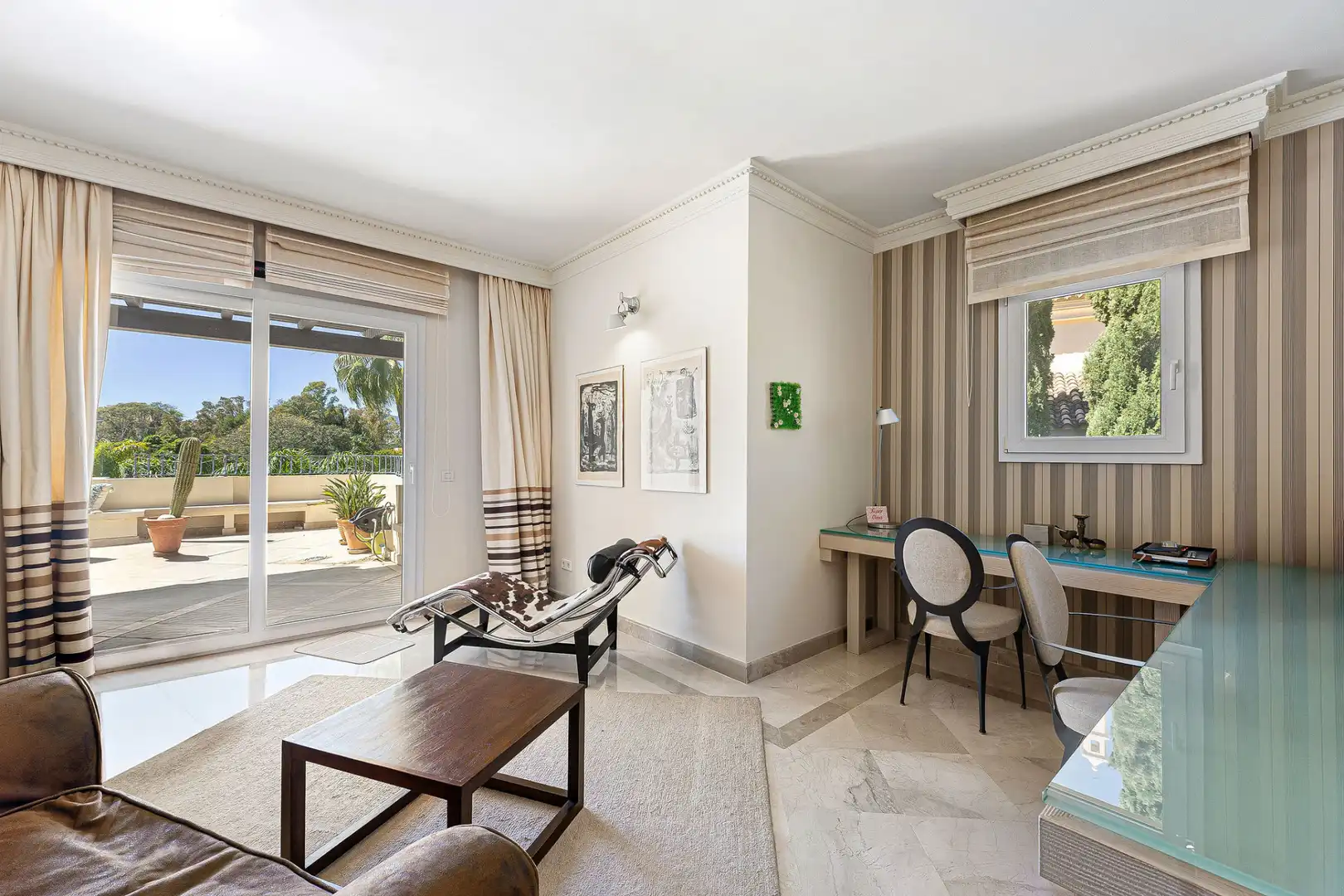 Living room of Attic for sale in Marbella  with Air Conditioner, Terrace and Storage room
