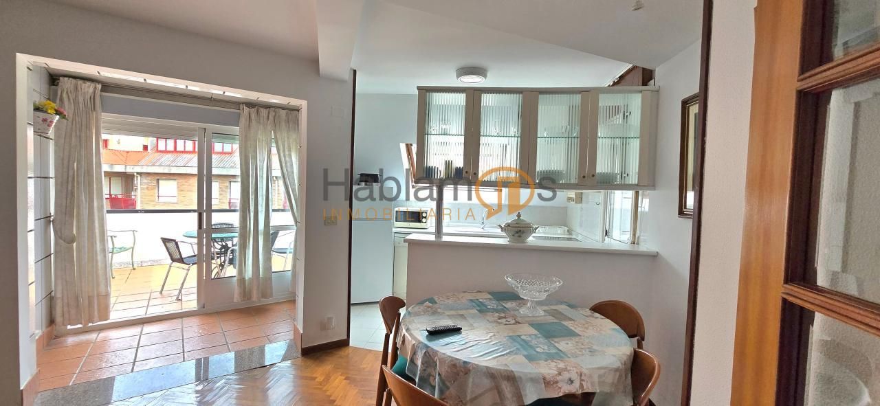 Dining room of Flat for sale in Vilagarcía de Arousa  with Heating, Parquet flooring and Terrace