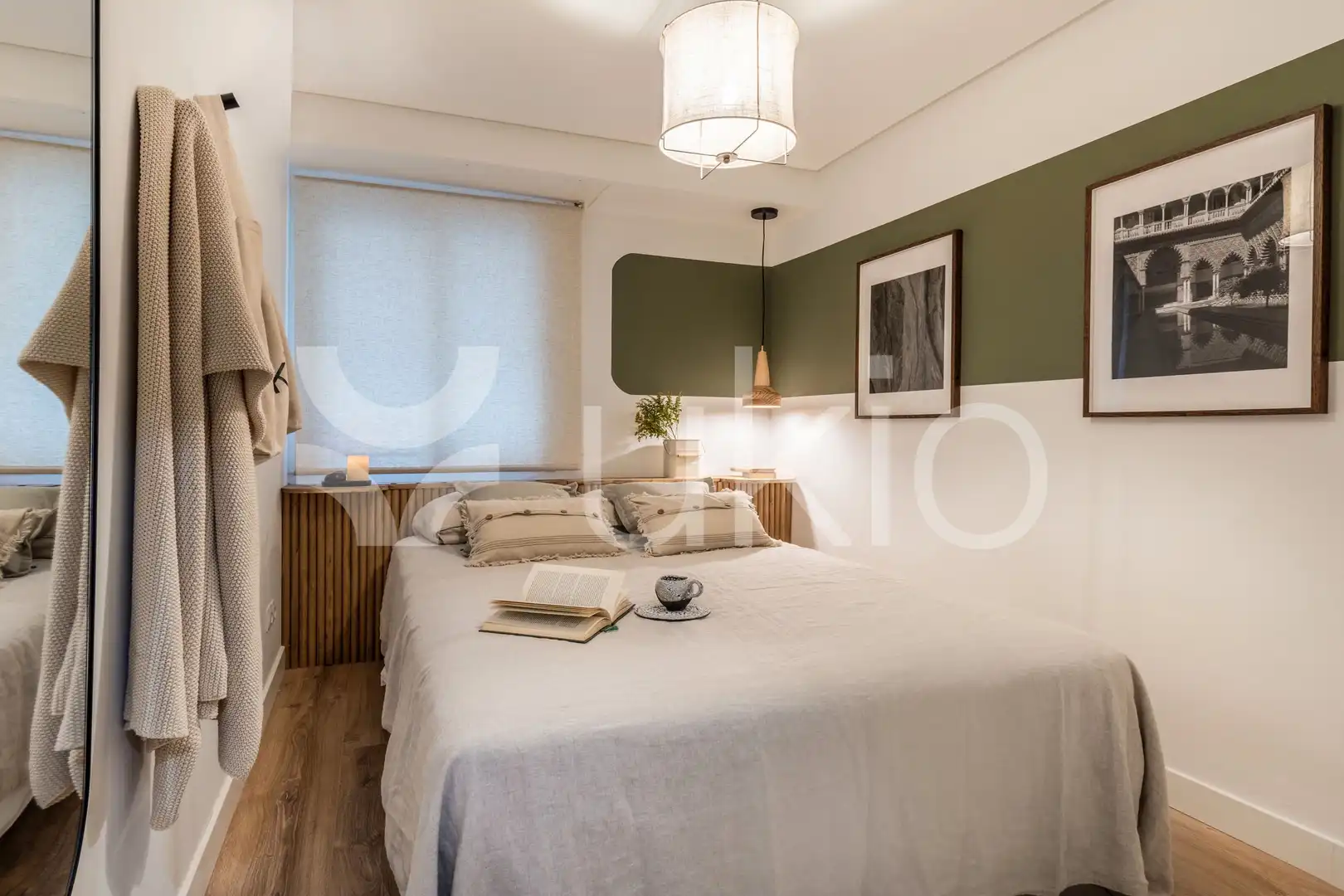 Habitación de Apartamento de alquiler en Madrid con Aire acondicionado, Calefacción y Amueblado