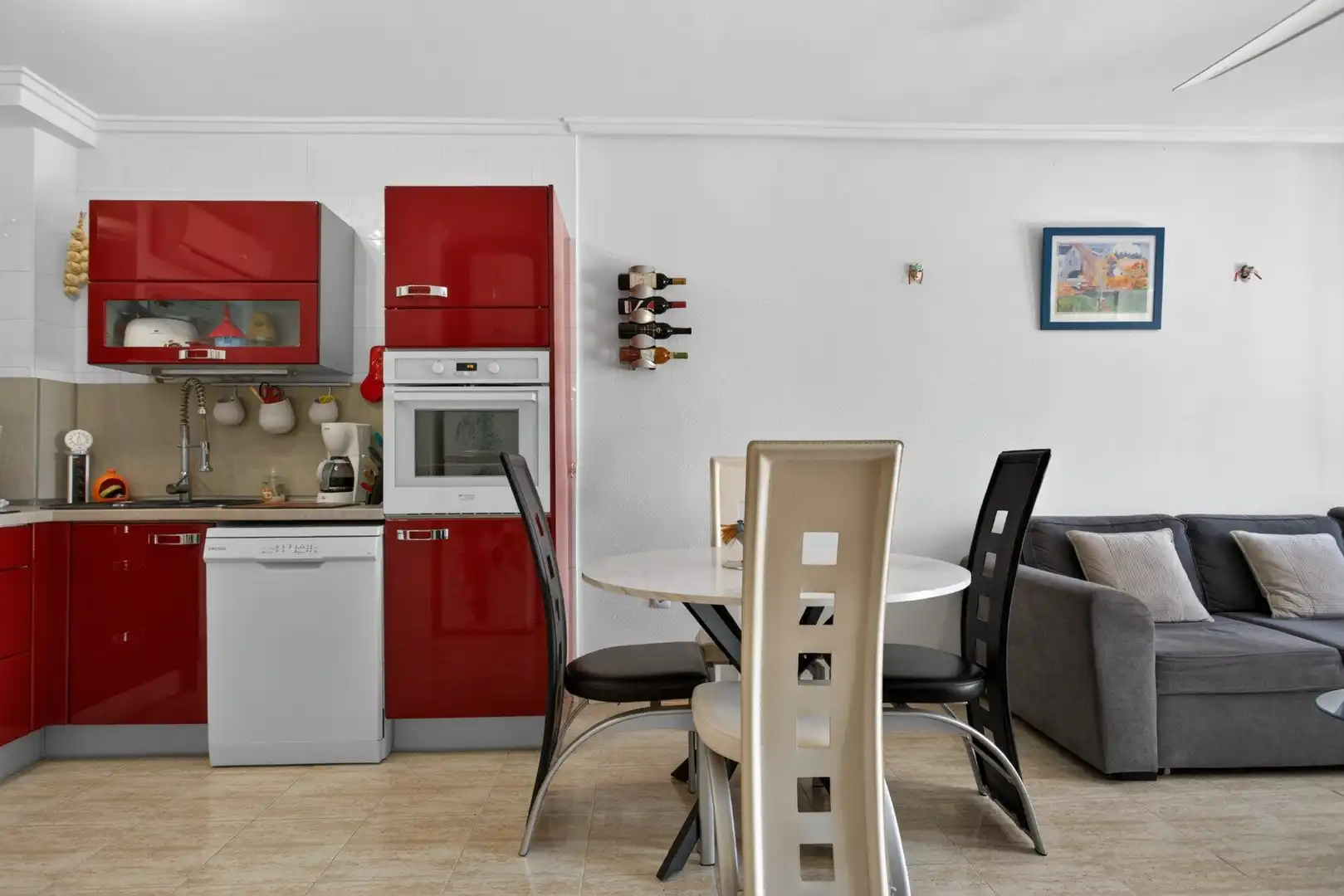 Cocina de Apartamento en venta en Orihuela con Amueblado y Lavadora