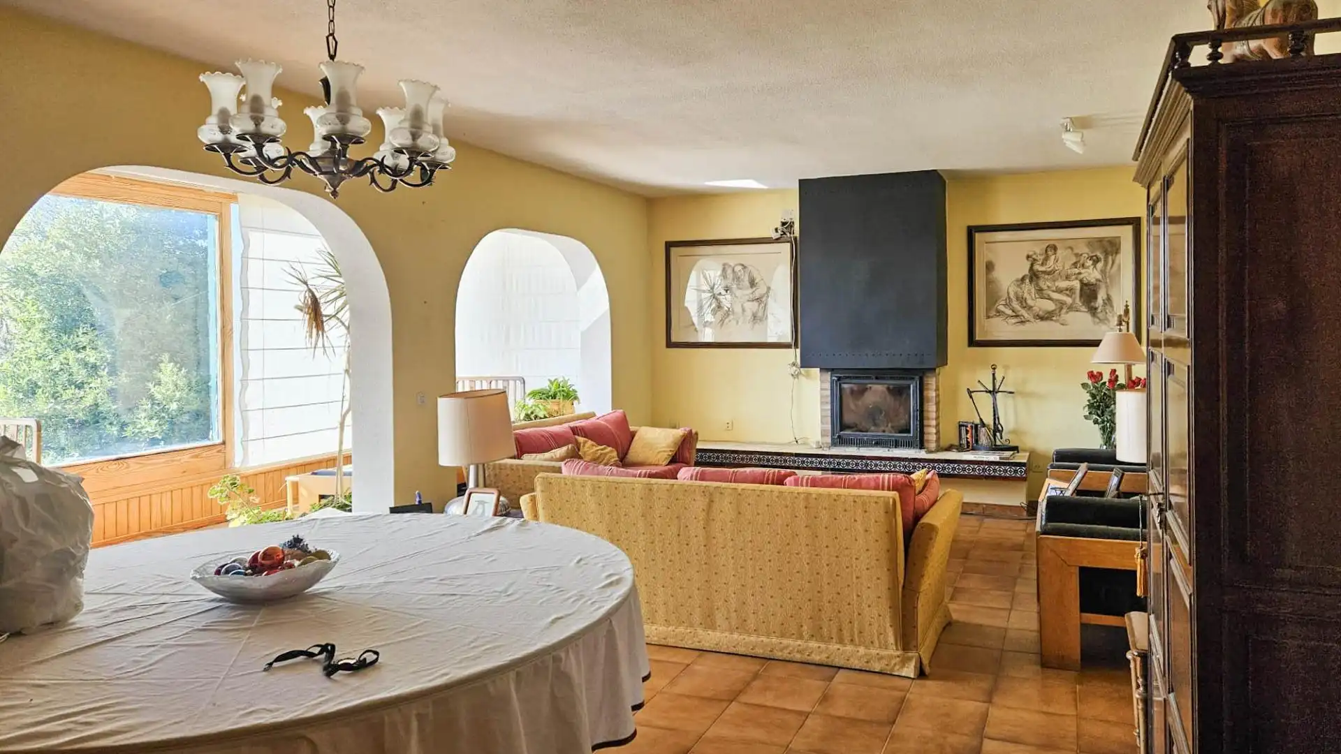 Comedor de Casa o chalet en venta en El Boalo - Cerceda – Mataelpino con Calefacción