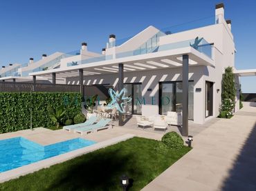 Villa mit Pool zum Verkauf in Los Narejos - Punta Calera