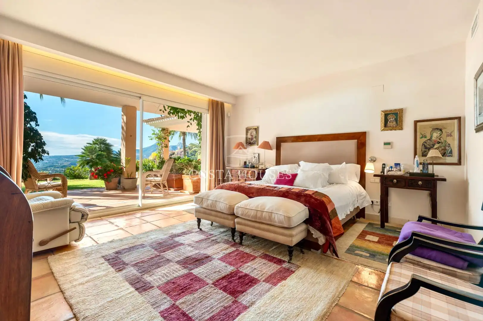 Habitación de Casa o chalet en venta en Altea con Aire acondicionado, Jardín privado y Terraza
