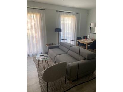 Living room of Flat to rent in  Barcelona Capital  with Air Conditioner, Heating and Parquet flooring