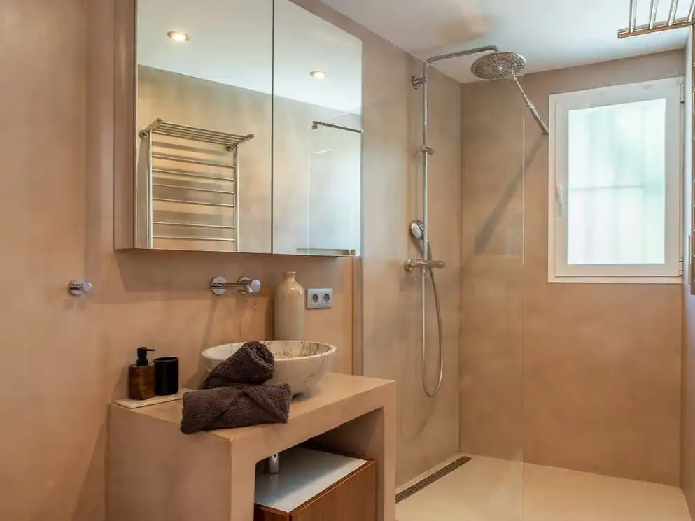 Baño de Casa o chalet de alquiler en Santa Eulària des Riu con Jardín privado, Parquet y Terraza