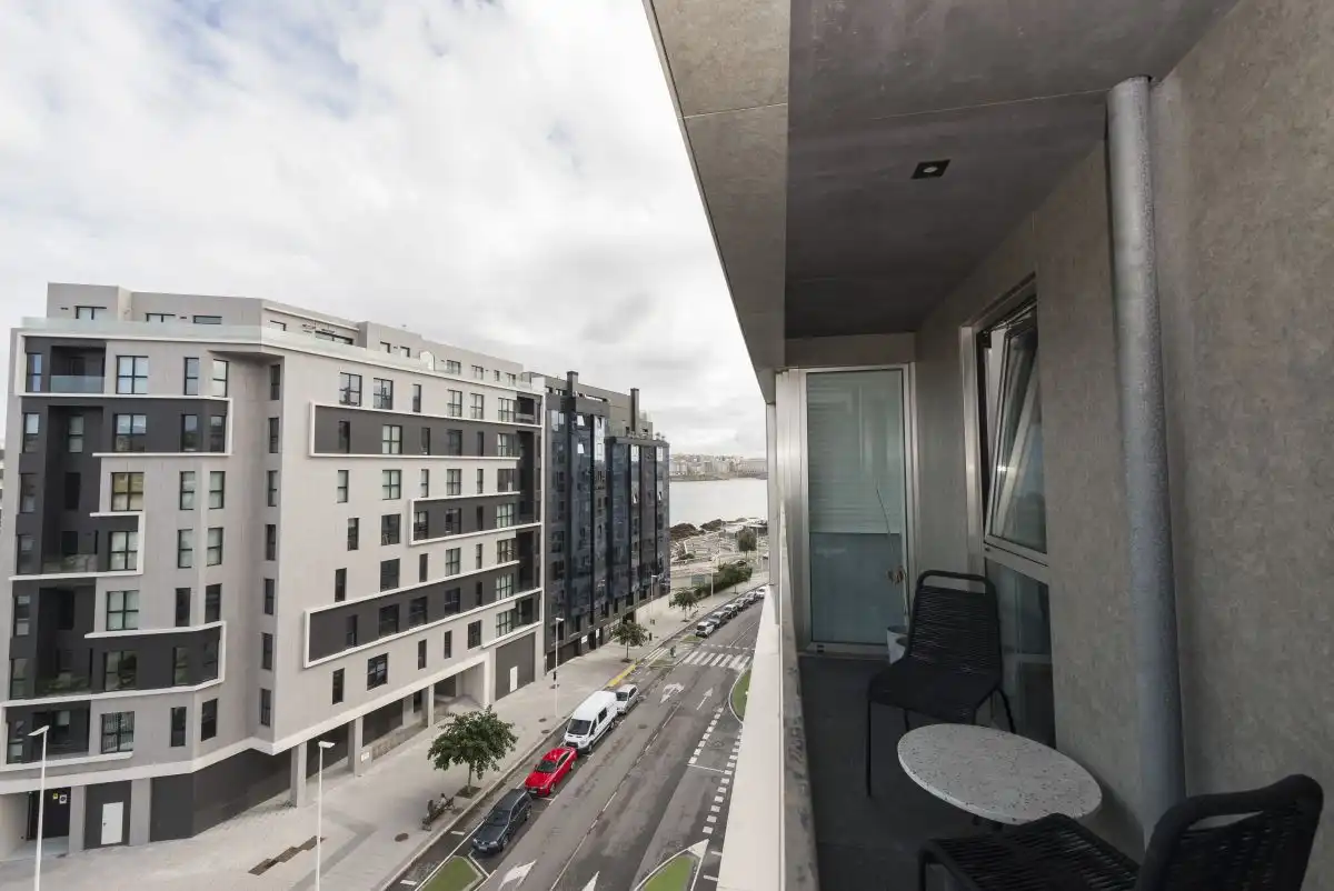 Balcony of Flat for sale in A Coruña Capital   with Heating, Terrace and Storage room