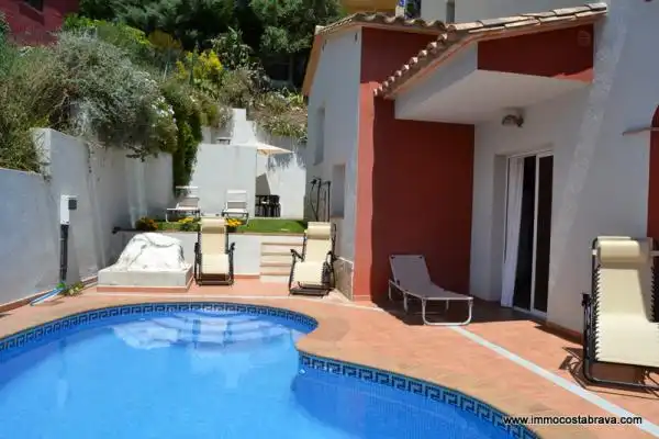 Swimming pool of Houses for rent in Calonge i Sant Antoni  with Heating, Private garden and Terrace