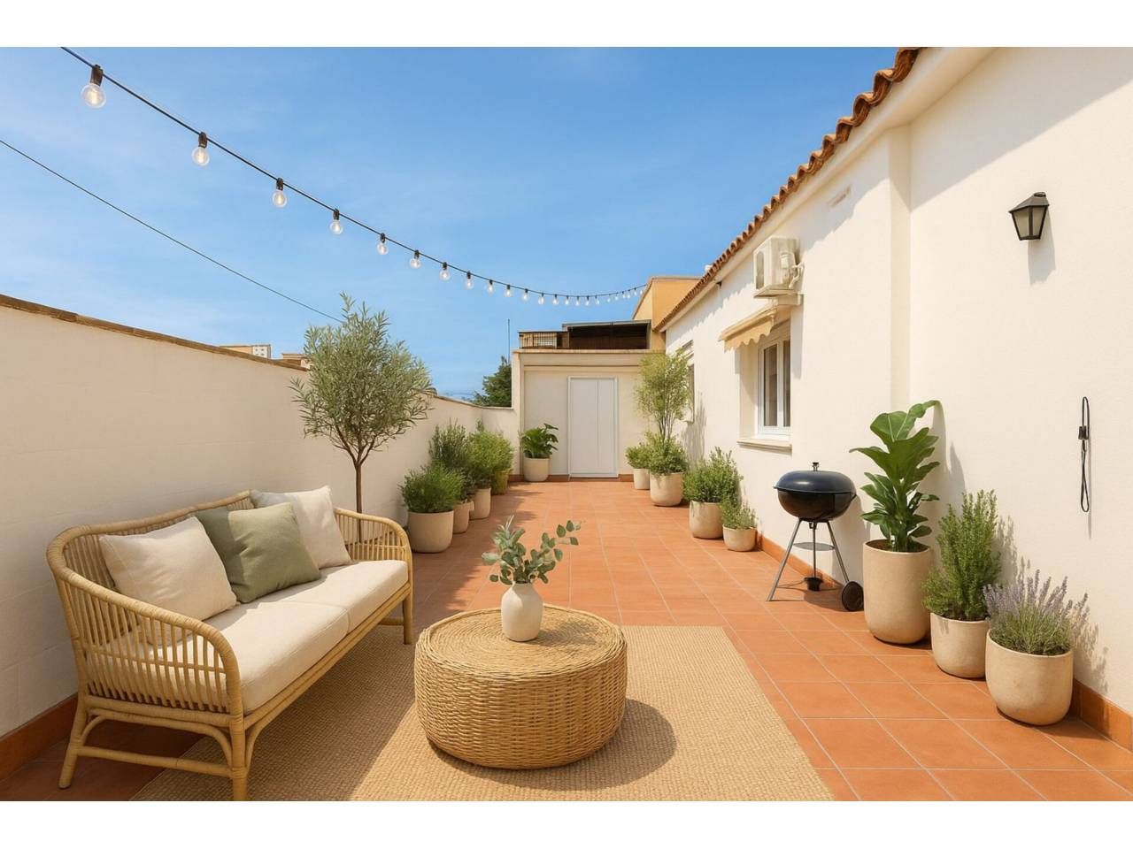 Terrace of Attic for sale in Ripollet  with Air Conditioner, Heating and Parquet flooring