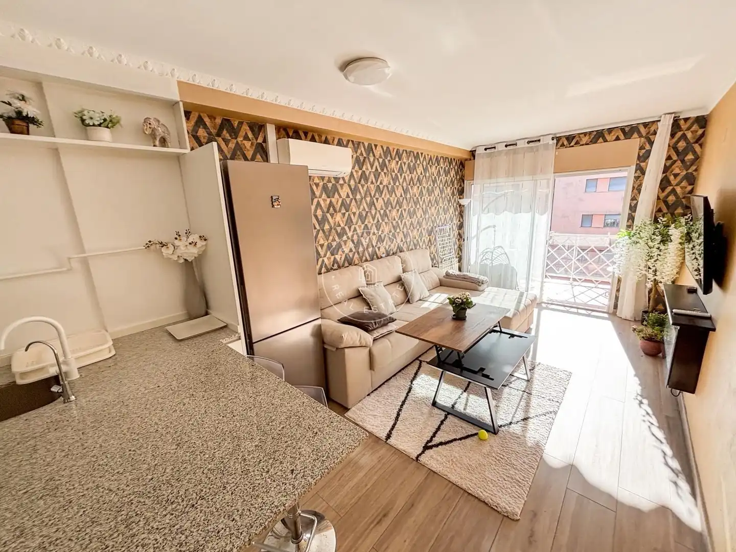 Sala de estar de Piso en venta en Lloret de Mar con Aire acondicionado, Calefacción y Terraza