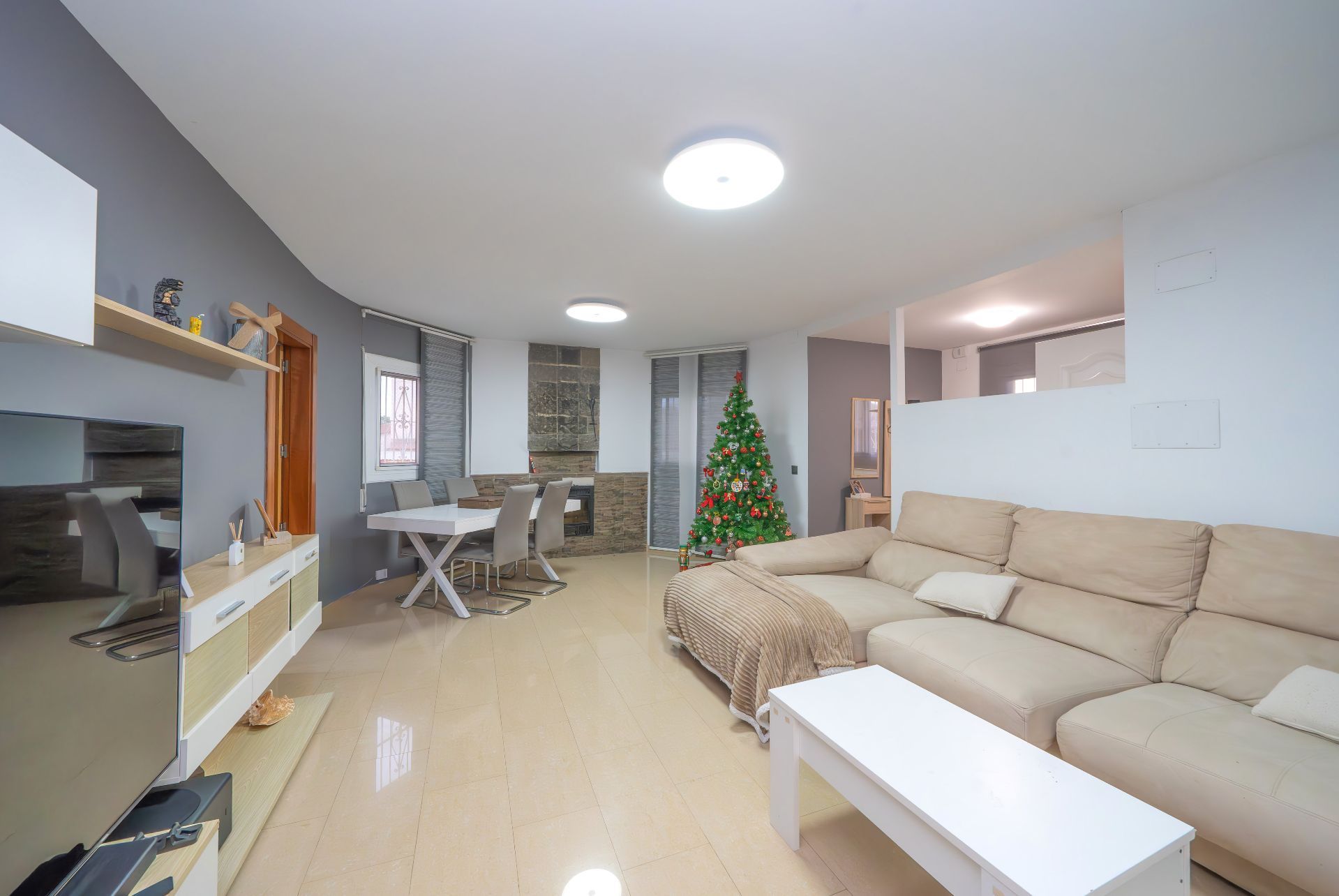 Sala de estar de Casa o chalet en venta en San Vicente del Raspeig / Sant Vicent del Raspeig con Aire acondicionado, Jardín privado y Terraza