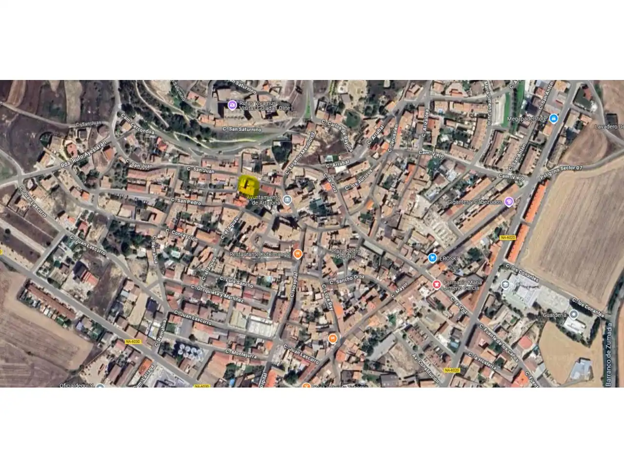 Vista exterior de Casa o xalet en venda en Artajona amb Calefacció i Terrassa