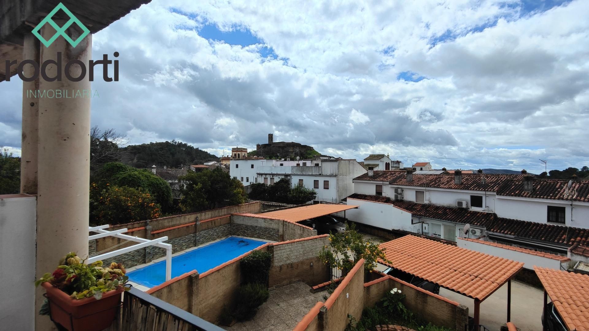 Exterior view of Country house for sale in Almonaster la Real  with Terrace, Storage room and Balcony