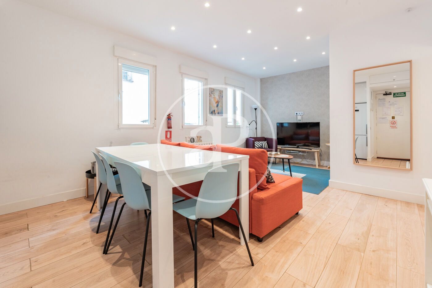 Vista exterior de Piso en venta en  Madrid Capital con Aire acondicionado, Calefacción y Amueblado