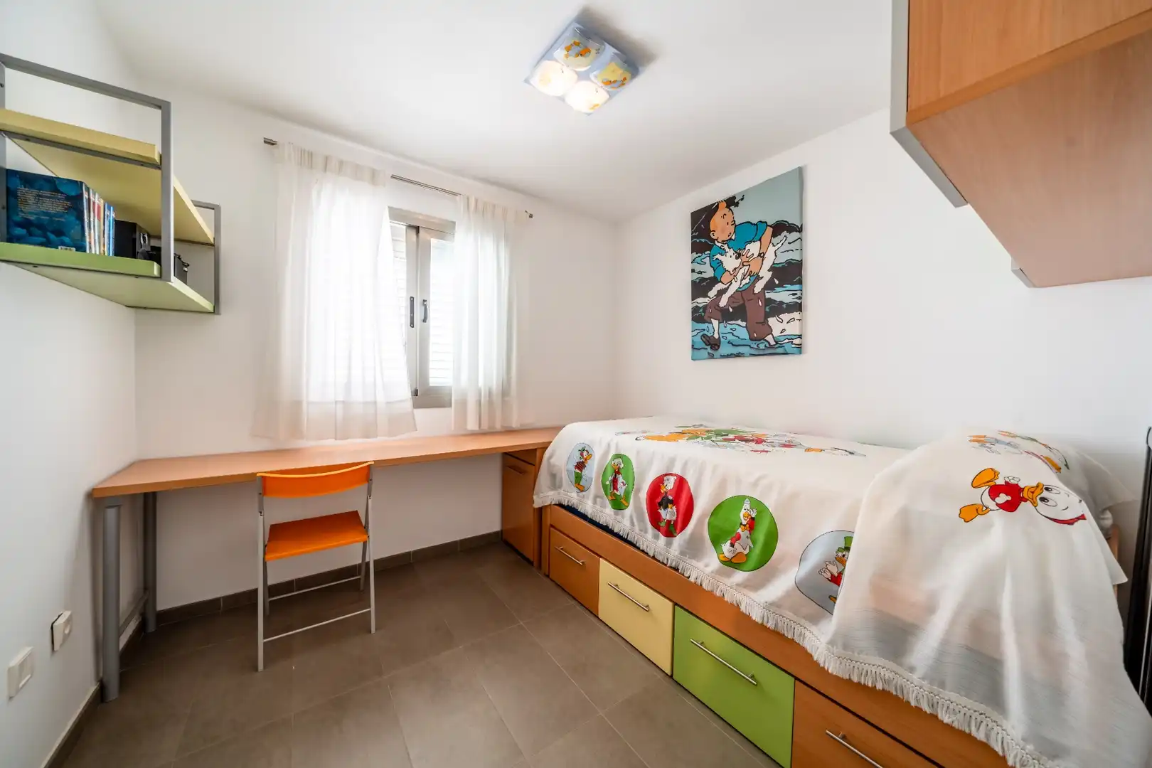 Schlafzimmer von Einfamilien-Reihenhaus zum Verkauf in Pilar de la Horadada mit Klimaanlage