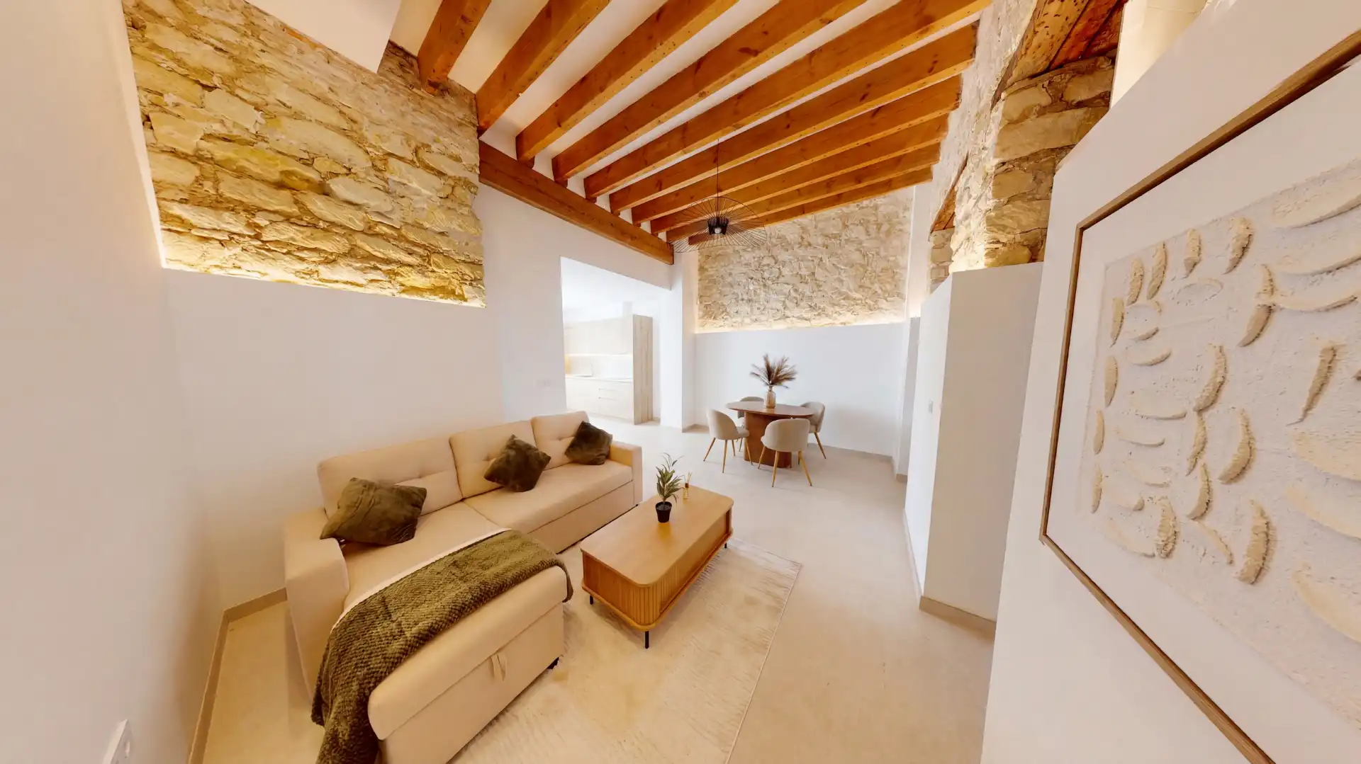 Sala de estar de Piso en venta en Alicante / Alacant con Jardín privado, Trastero y Amueblado