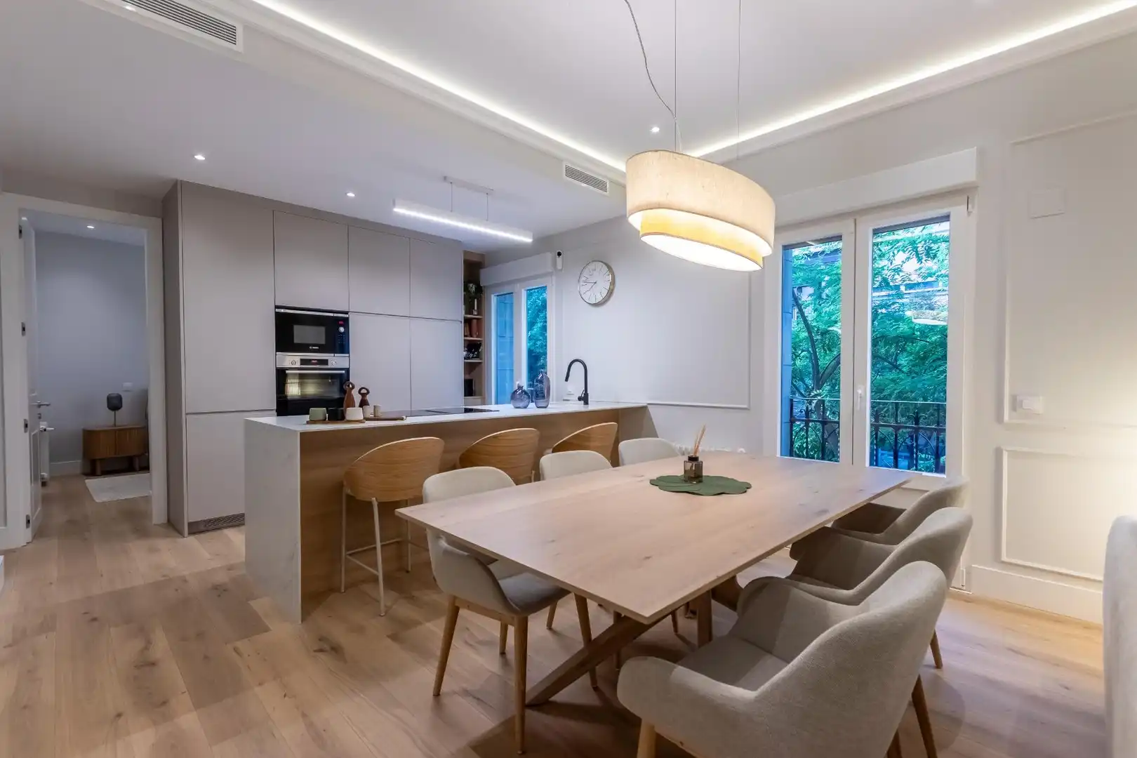 Cocina de Apartamento de alquiler en Madrid con Aire acondicionado, Calefacción y Amueblado
