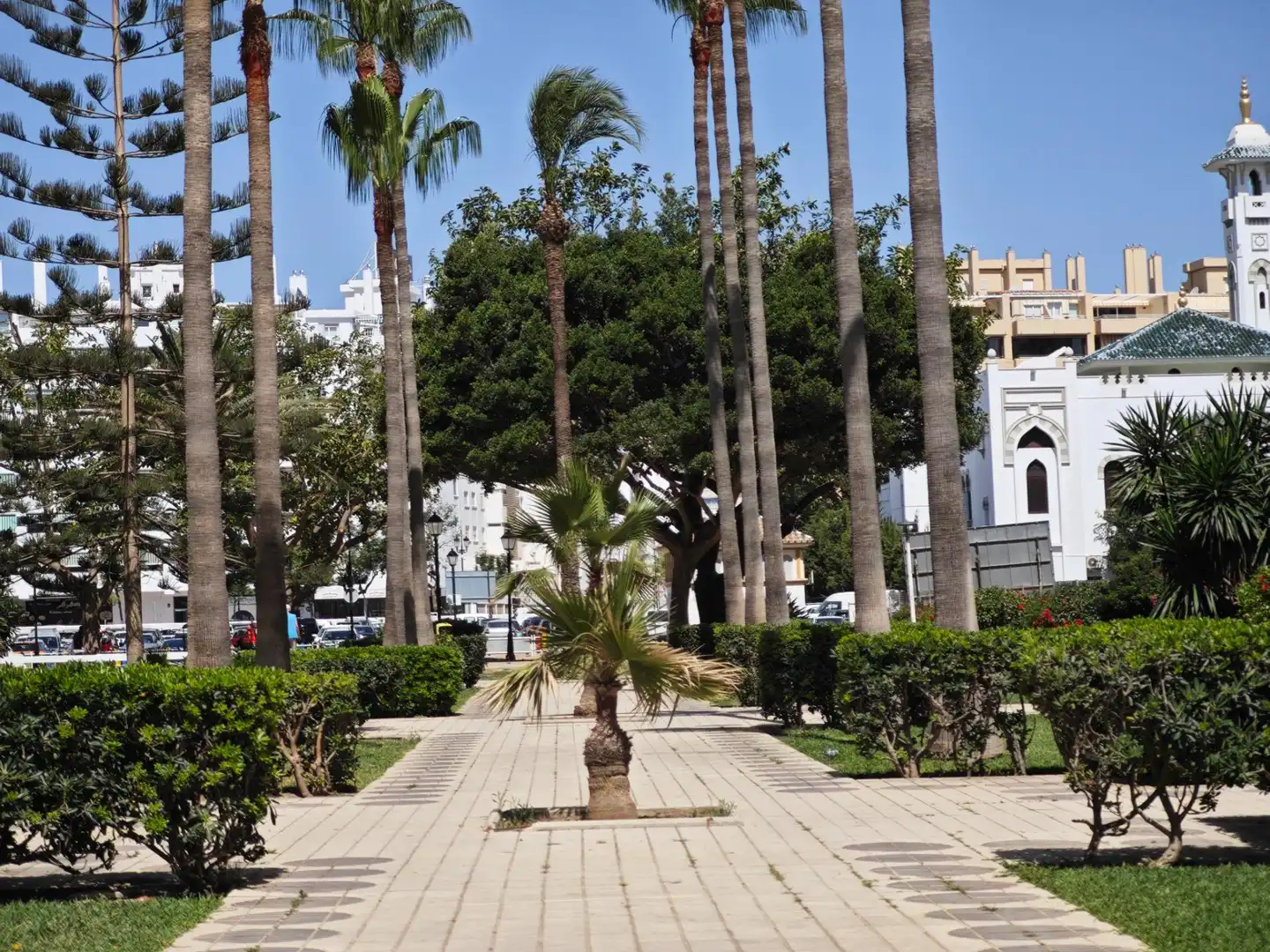 Außenansicht von Erdgeschoss zum Verkauf in Fuengirola mit Klimaanlage, Heizung und Terrasse