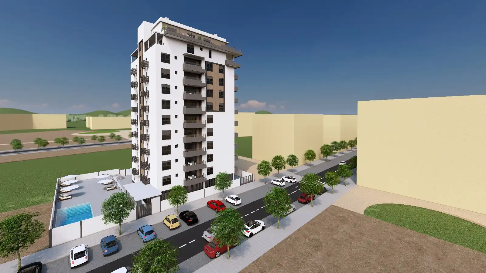 New build Flat with pool for sale in Calle 8 de Marzo, imagen 4