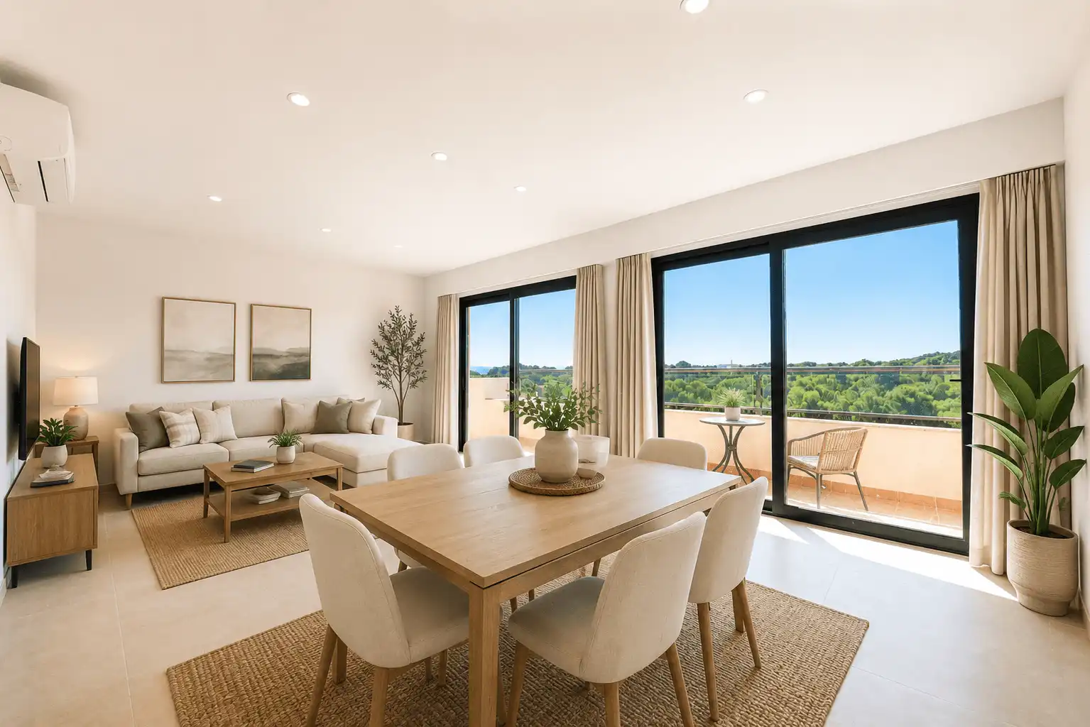 Dining room of Apartments for rent in Manacor  with Air Conditioner and Balcony