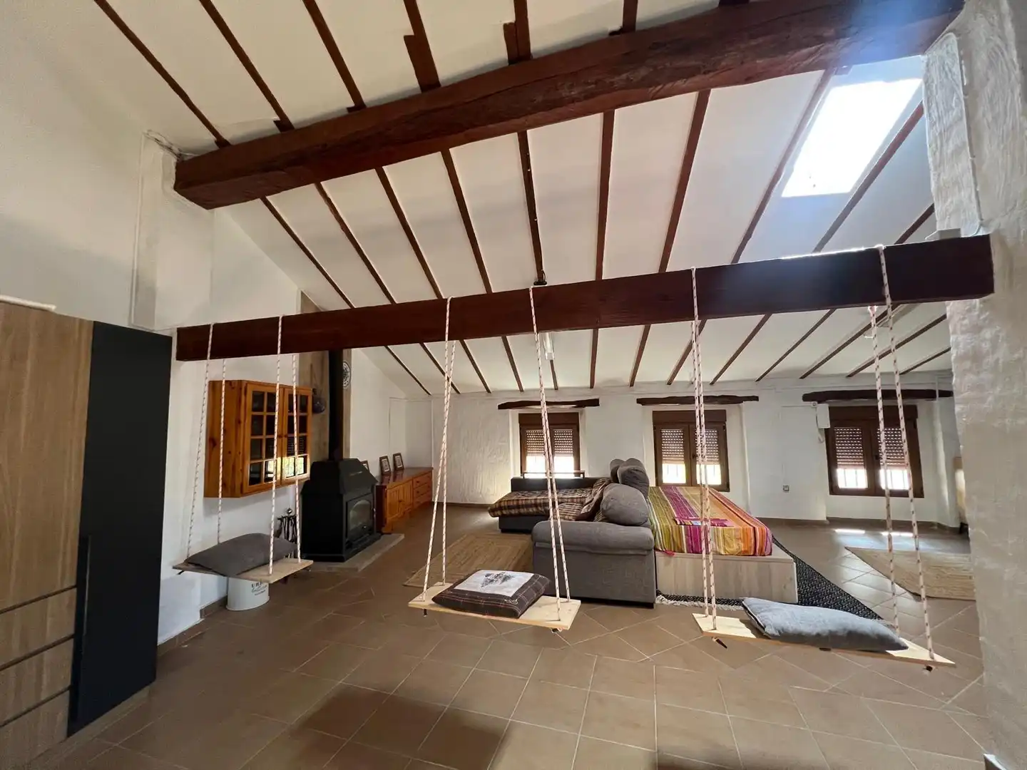 Sala d'estar de Casa o xalet en venda en Ontinyent amb Aire condicionat i Balcó
