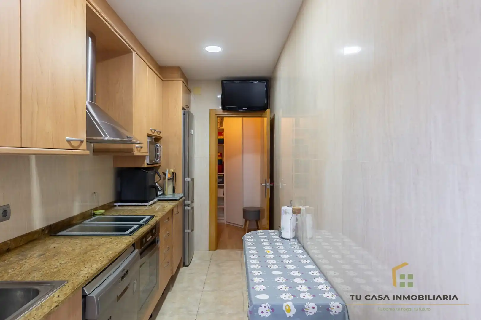 Kitchen of Flat for sale in Badalona  with Air Conditioner, Heating and Storage room