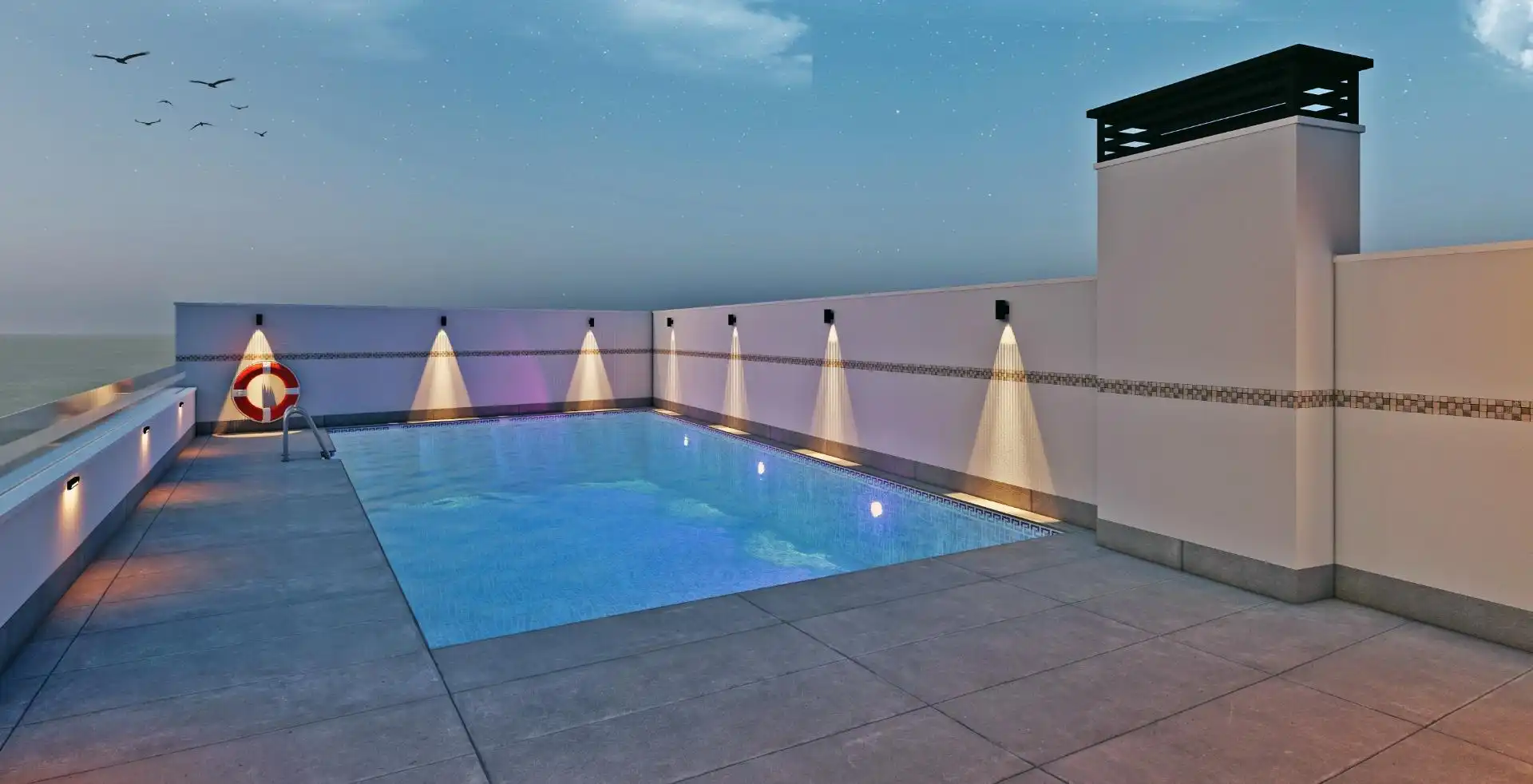Swimming pool of Attic for sale in Maracena  with Air Conditioner, Heating and Terrace