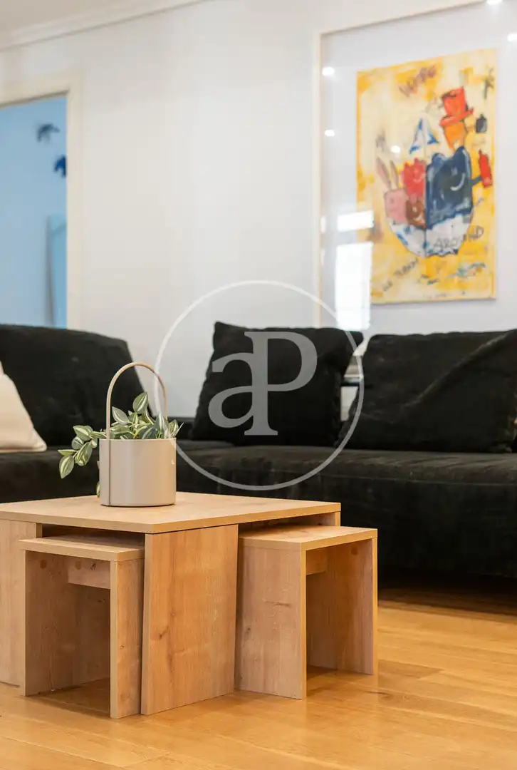 Sala de estar de Piso de alquiler en Valencia con Aire acondicionado, Calefacción y Terraza