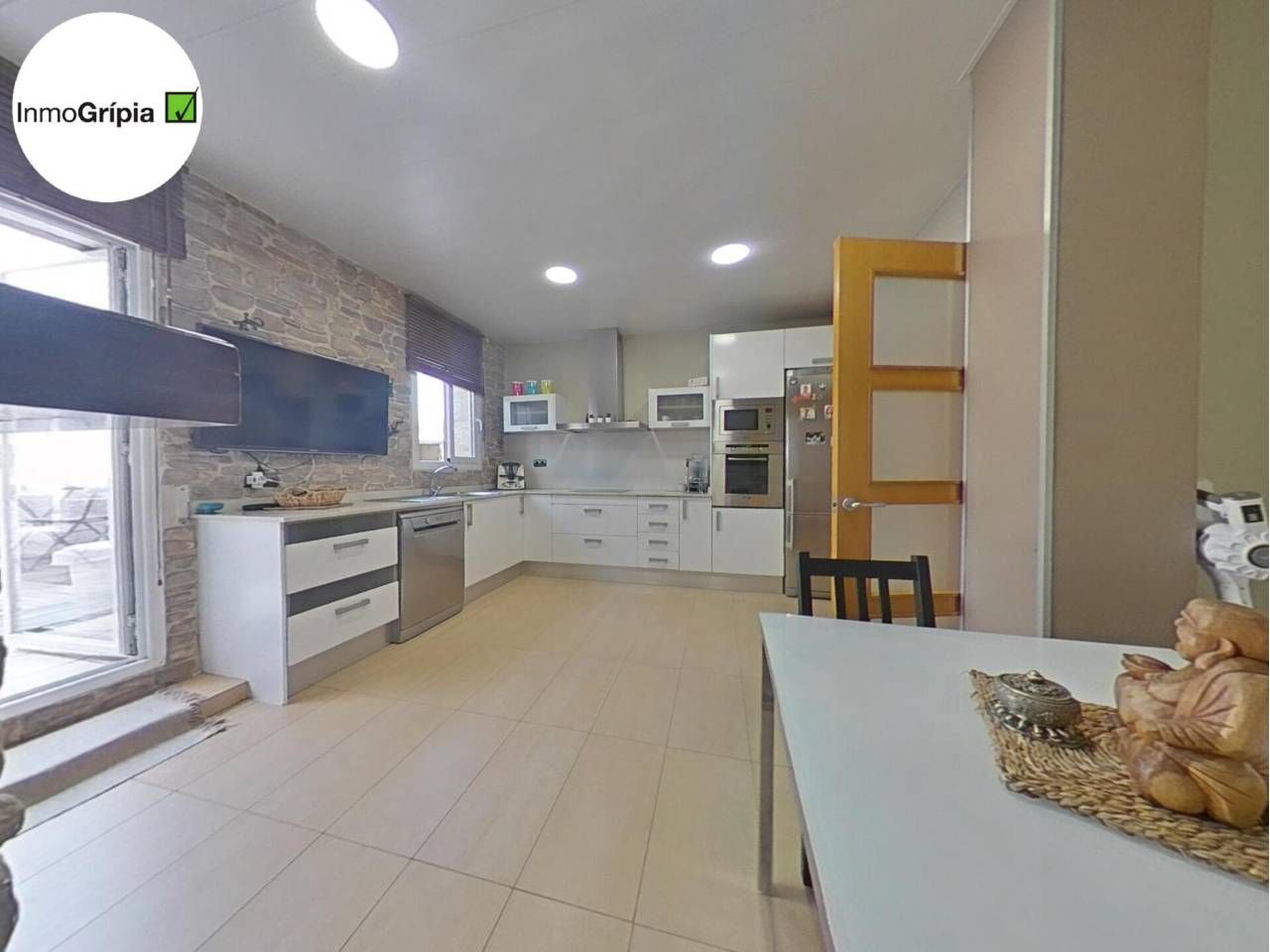 Kitchen of Flat to rent in Terrassa  with Air Conditioner, Heating and Terrace