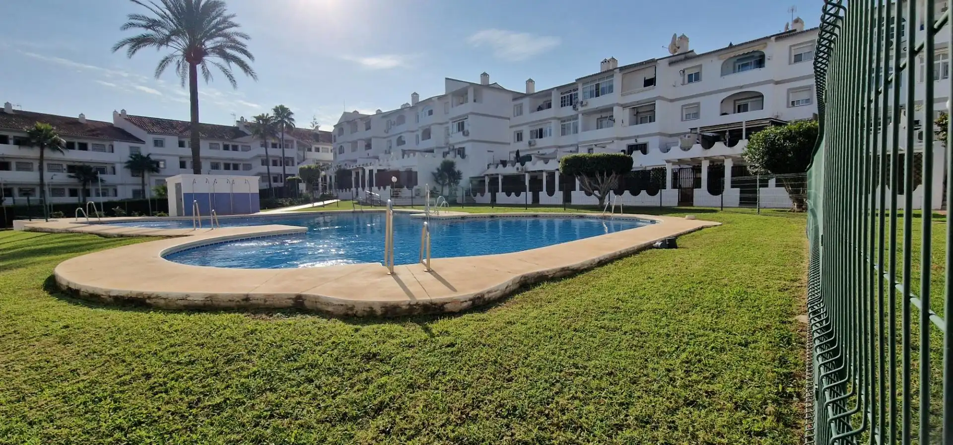 Piscina de Apartamento en venta en Mijas con Jardín privado, Terraza y Piscina comunitaria