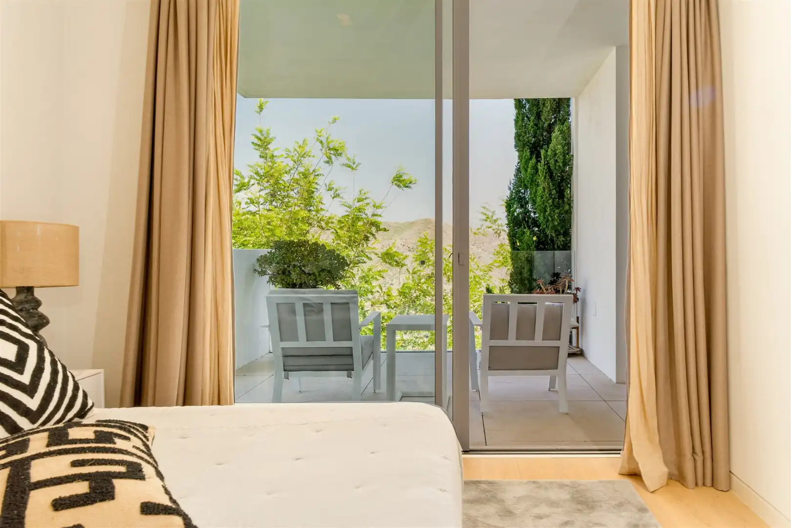 Terraza de Apartamento de alquiler en Ojén con Aire acondicionado, Calefacción y Terraza