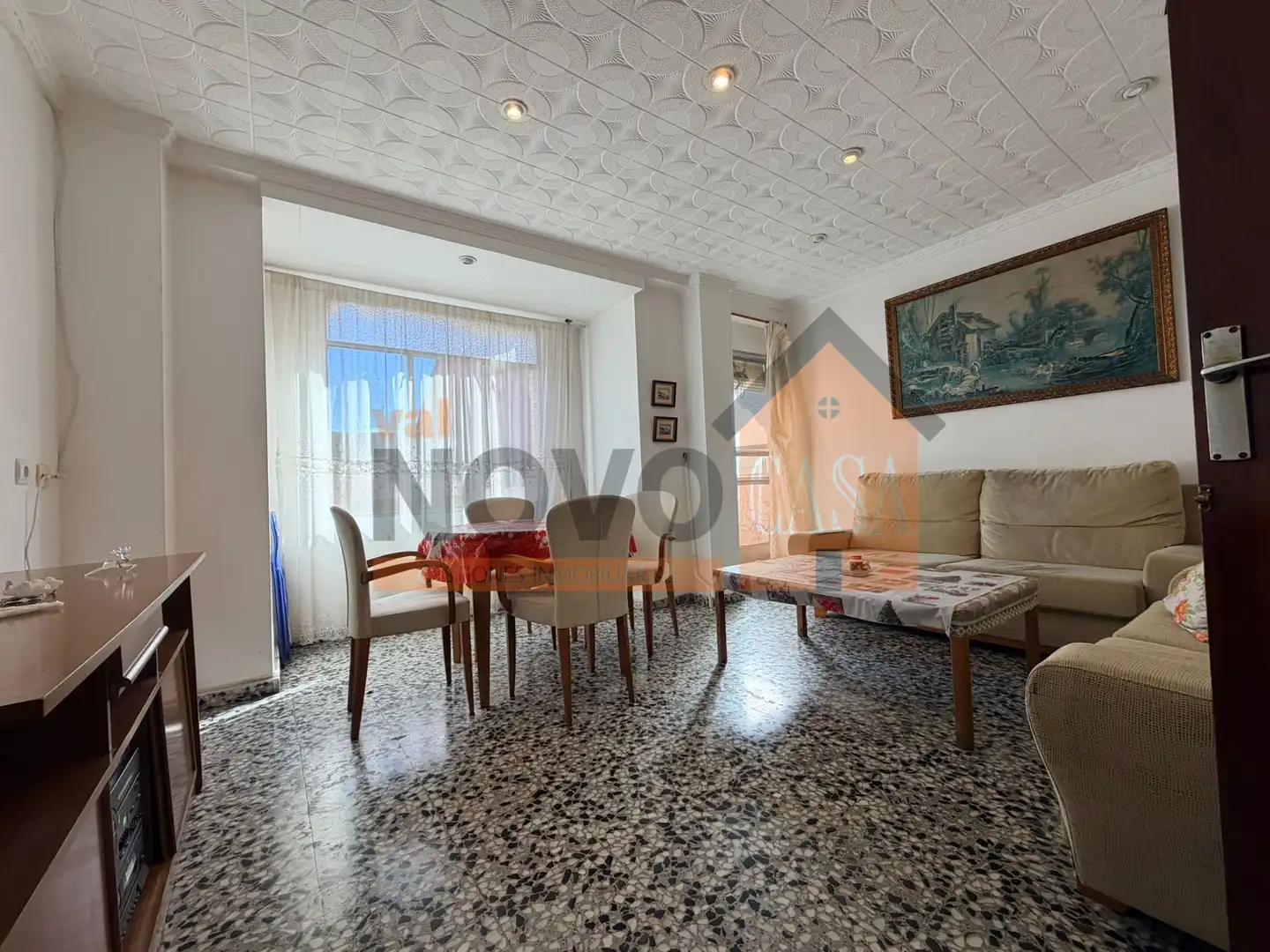 Living room of Flat for sale in Silla  with Storage room